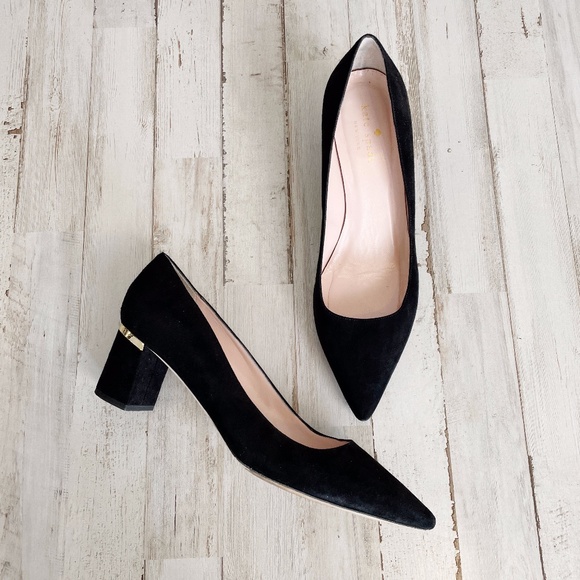 kate spade Shoes - Kate Spade | Milan Too Chunky Heel Suede Pump | Size: 7.5